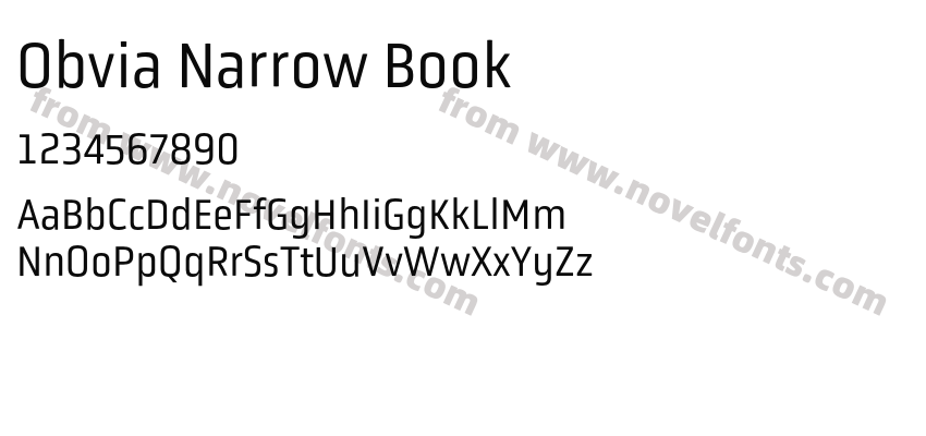 Obvia Narrow BookPreview