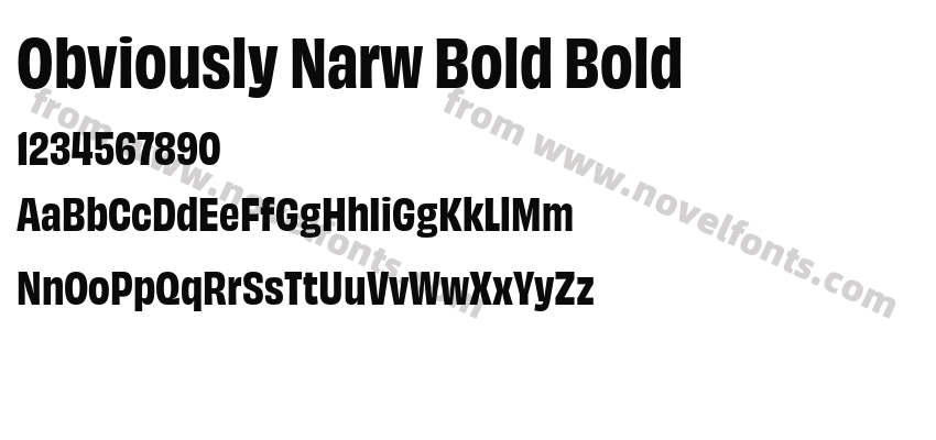 Obviously Narw Bold BoldPreview