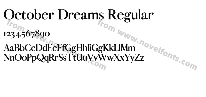 October Dreams RegularPreview