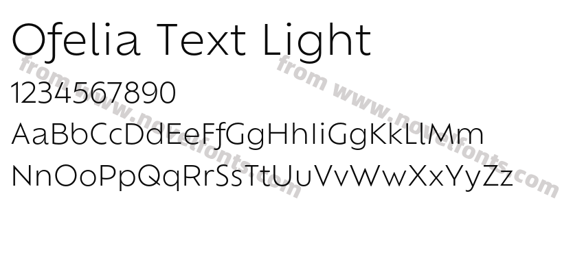 Ofelia Text LightPreview