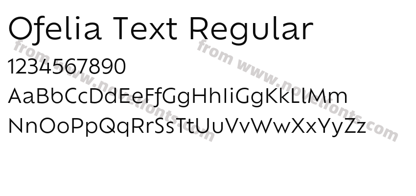 Ofelia Text RegularPreview