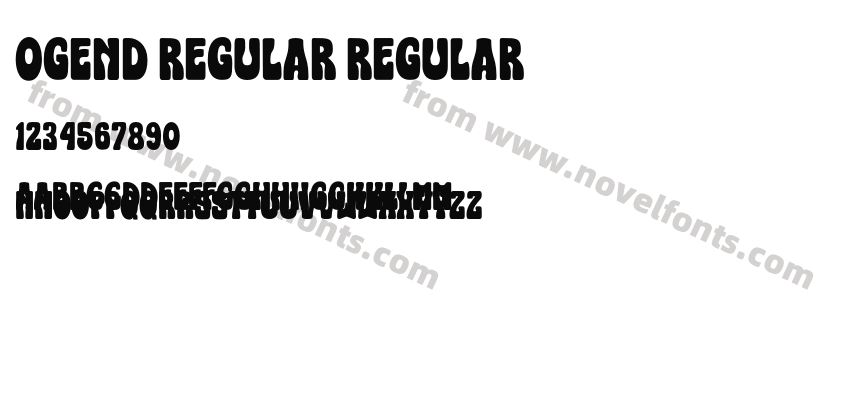 Ogend Regular RegularPreview