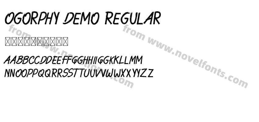 Ogorphy Demo RegularPreview