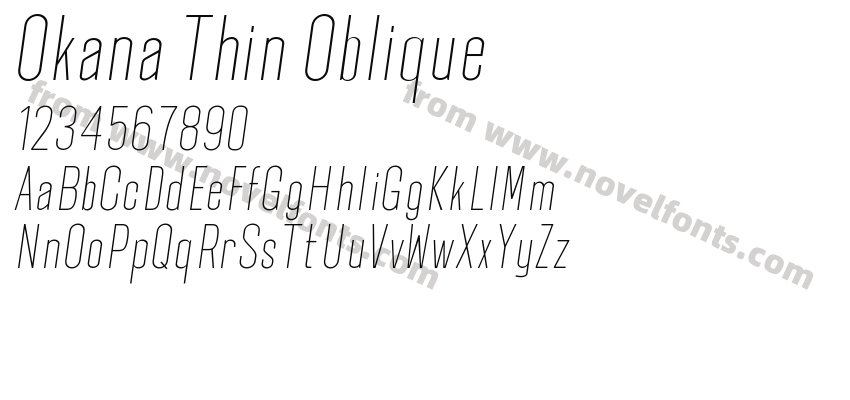 Okana Thin ObliquePreview