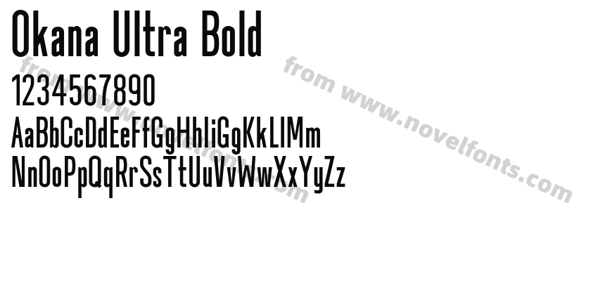 Okana Ultra BoldPreview