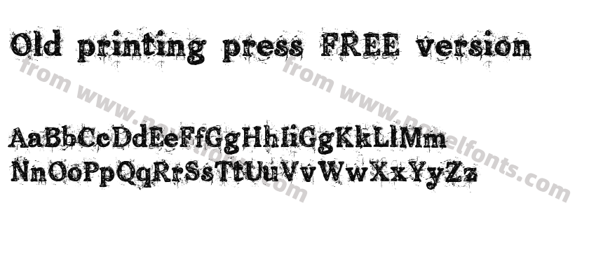 Old printing press_FREE versionPreview