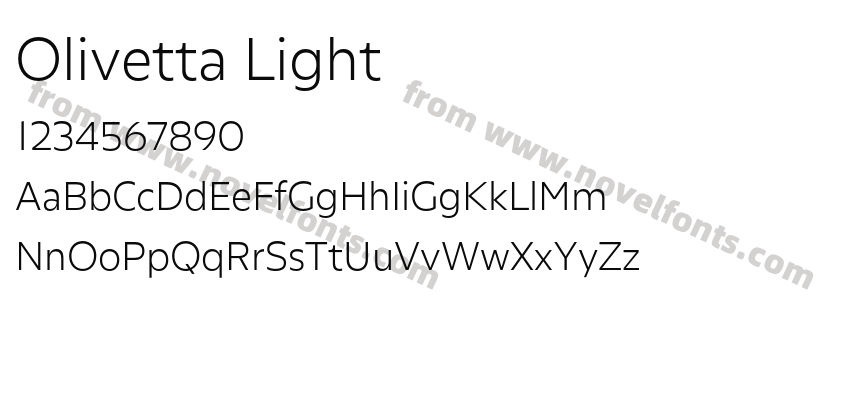Olivetta LightPreview