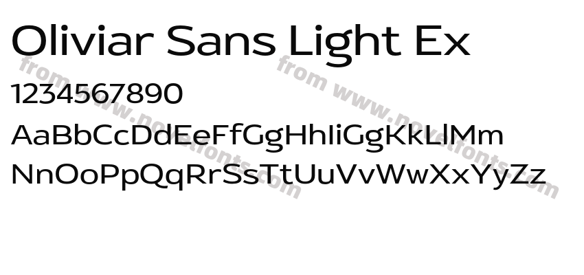 Oliviar Sans Light ExPreview