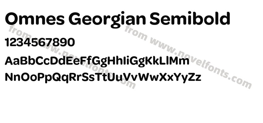 Omnes Georgian SemiboldPreview