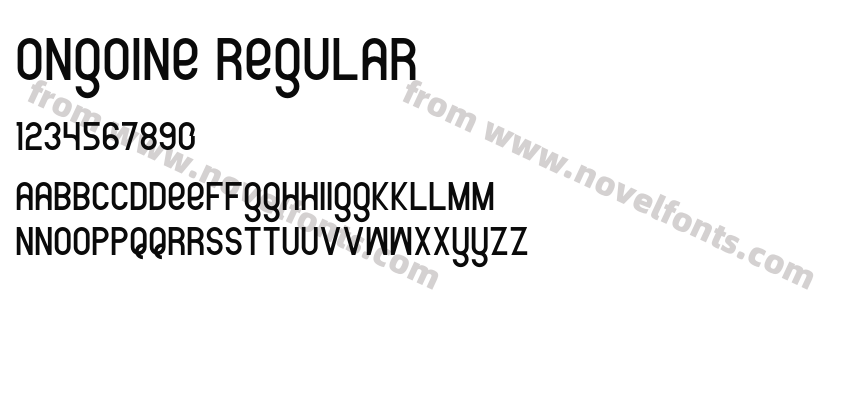 Ongoine RegularPreview