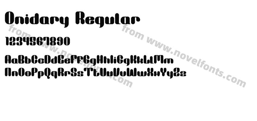 Onidary RegularPreview