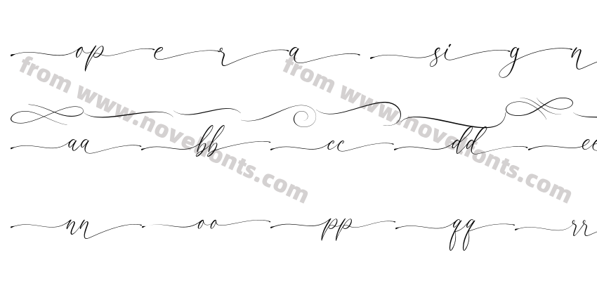 Opera Signature Script SwashPreview