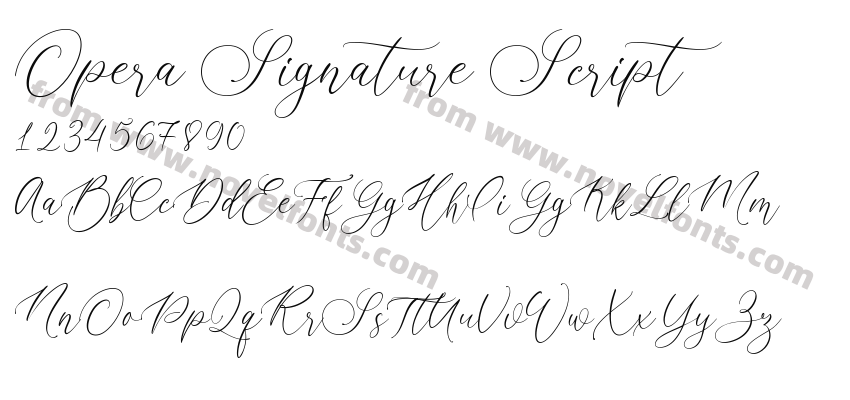Opera Signature ScriptPreview