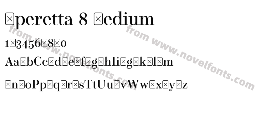 Operetta 8 MediumPreview