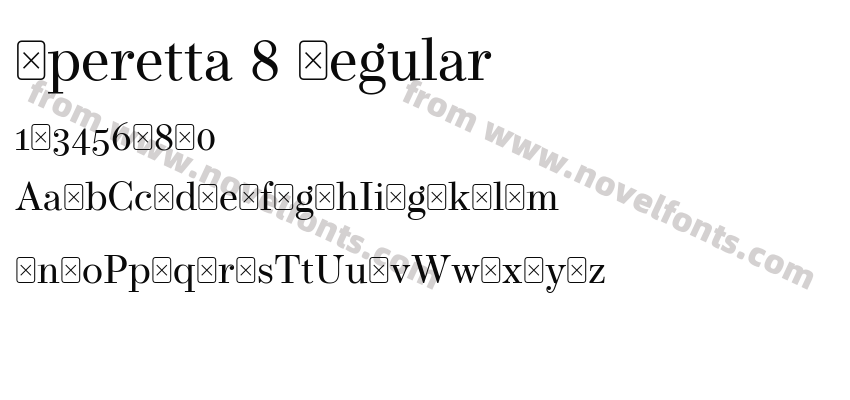 Operetta 8 RegularPreview