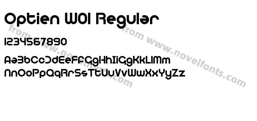 Optien W01 RegularPreview