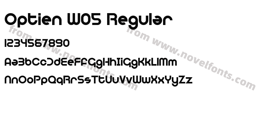 Optien W05 RegularPreview