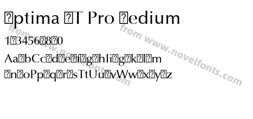 Optima LT Pro MediumPreview