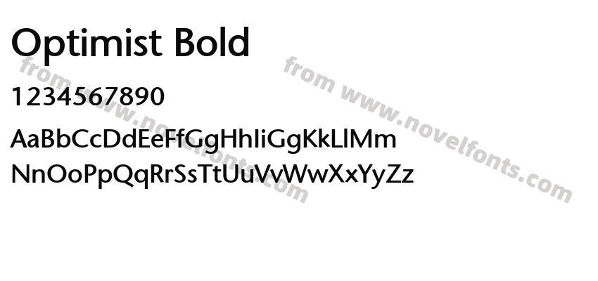 Optimist BoldPreview