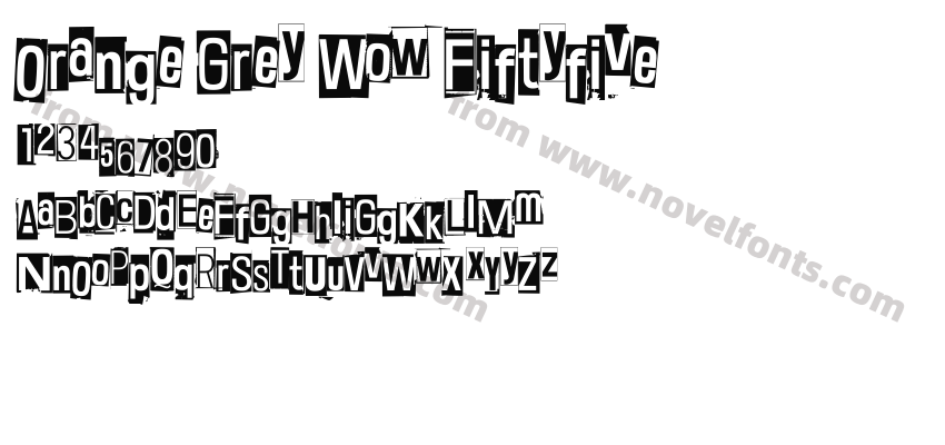 Orange Grey Wow FiftyfivePreview