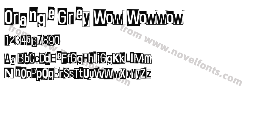 Orange Grey Wow WowwowPreview