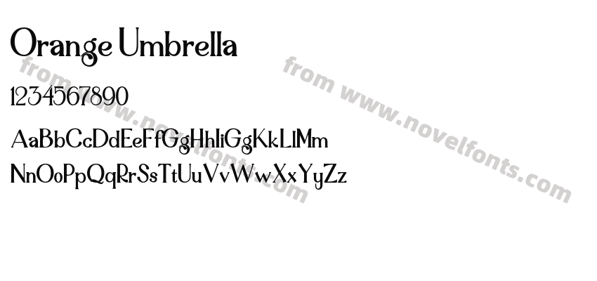Orange UmbrellaPreview