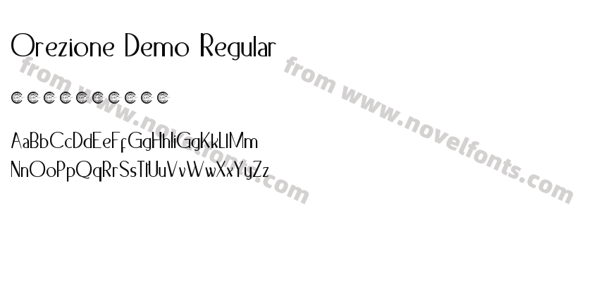 Orezione Demo RegularPreview