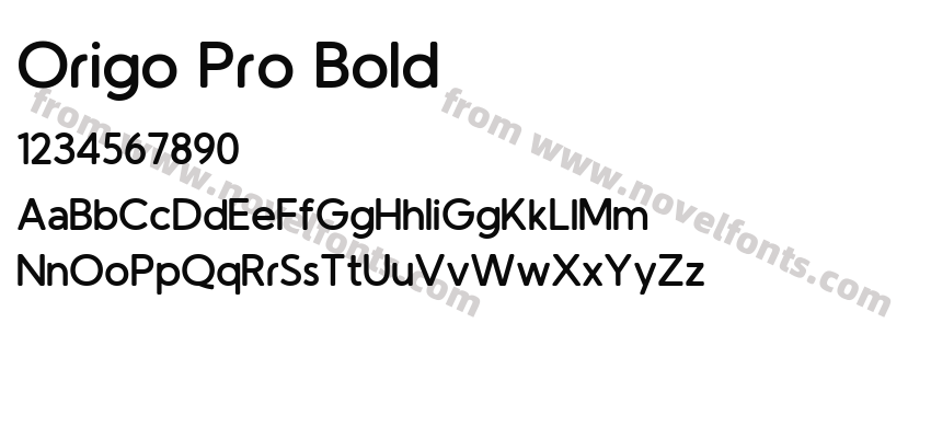 Origo Pro BoldPreview
