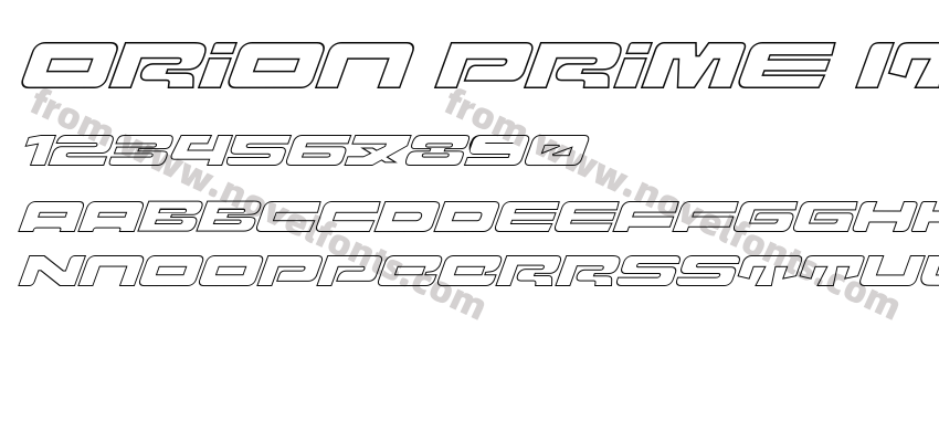 Orion Prime Italic InlinePreview