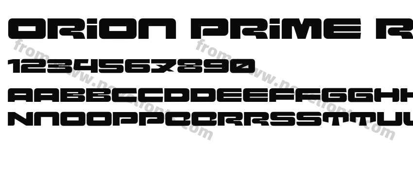 Orion Prime RegularPreview