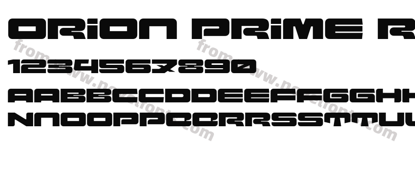 Orion Prime RegularPreview