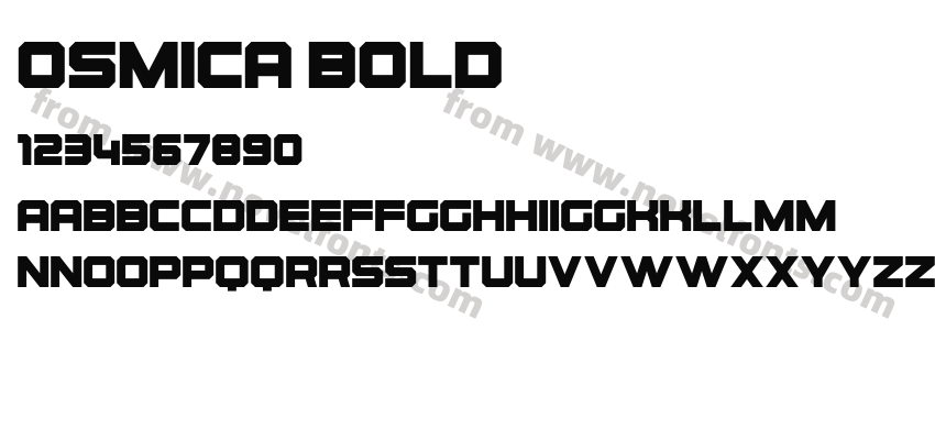 Osmica BoldPreview