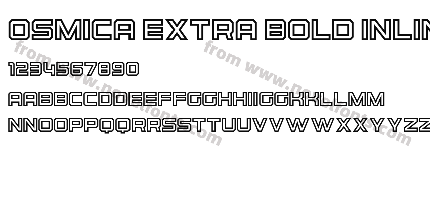 Osmica Extra Bold InlinePreview