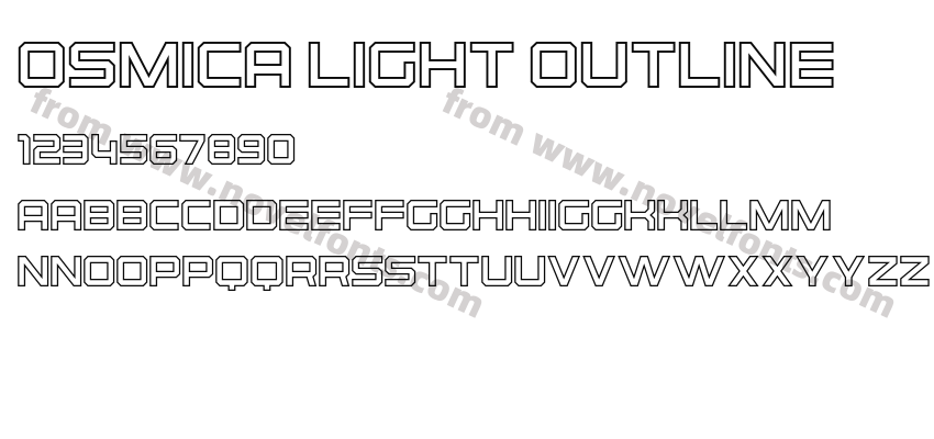 Osmica Light OutlinePreview