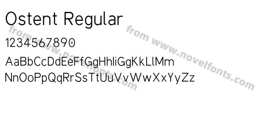 Ostent RegularPreview