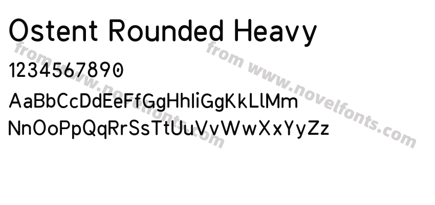 Ostent Rounded HeavyPreview