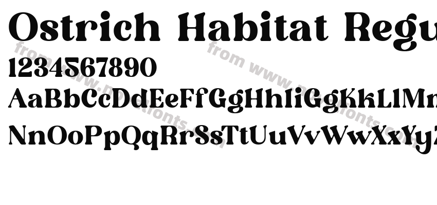 Ostrich Habitat RegularPreview