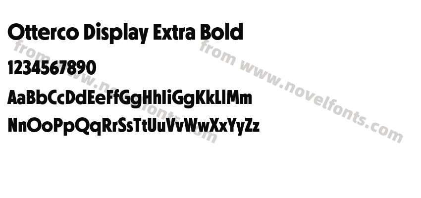 Otterco Display Extra BoldPreview