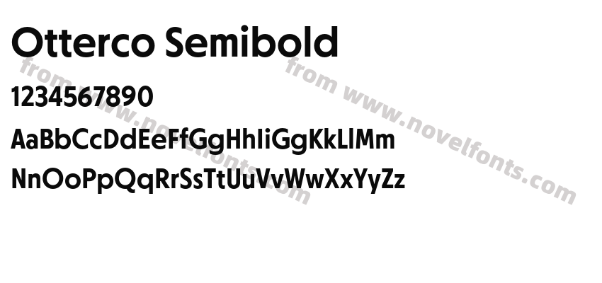Otterco SemiboldPreview