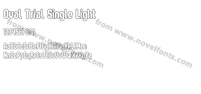 Oval Trial Single LightPreview