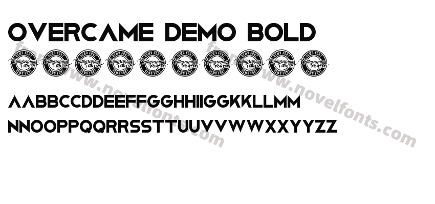 Overcame Demo BoldPreview