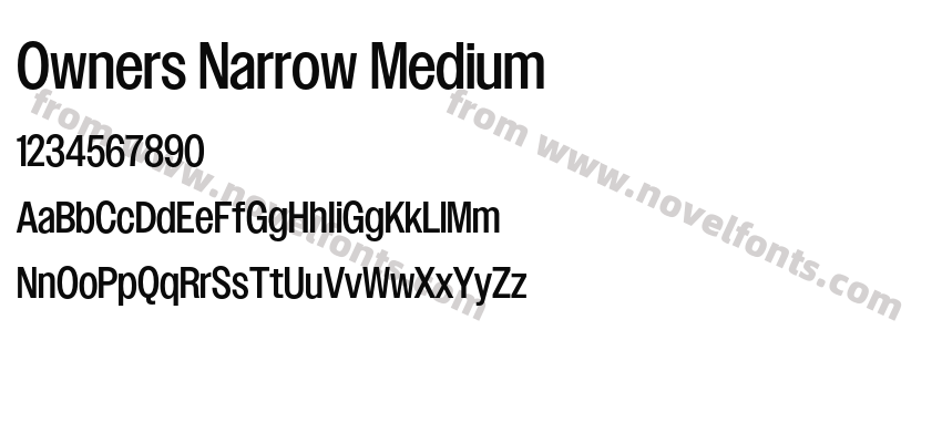 Owners Narrow MediumPreview