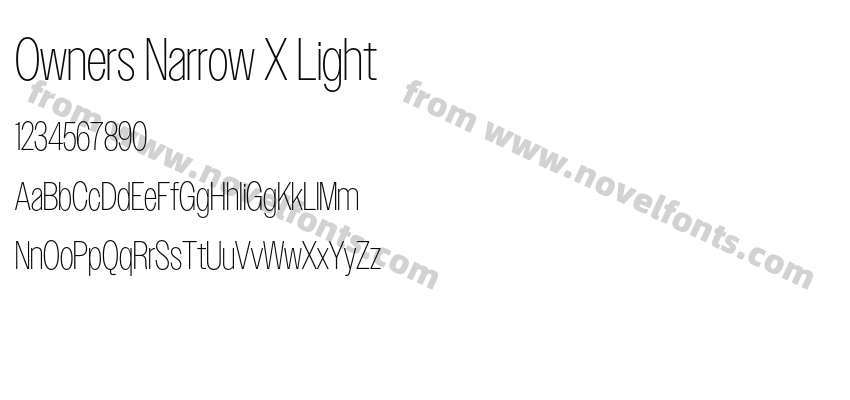 Owners Narrow X LightPreview