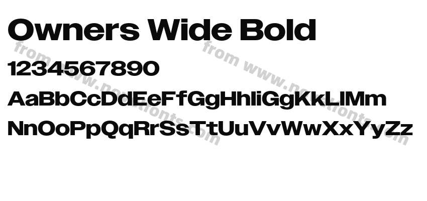 Owners Wide BoldPreview