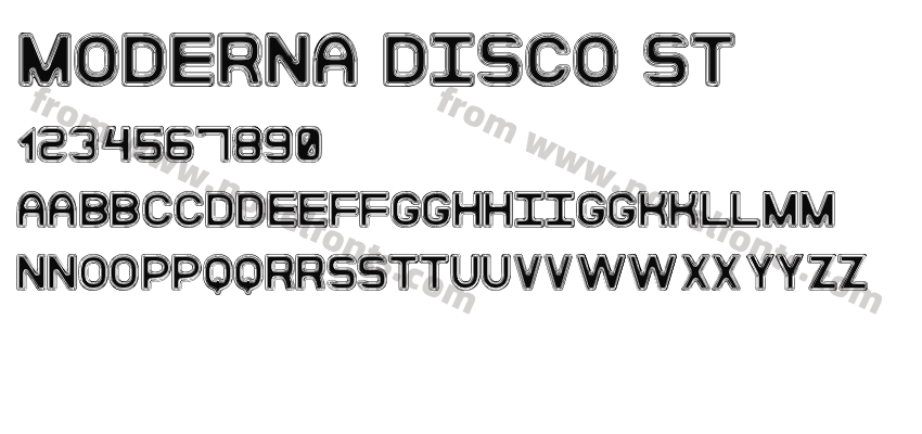 Moderna Disco StPreview