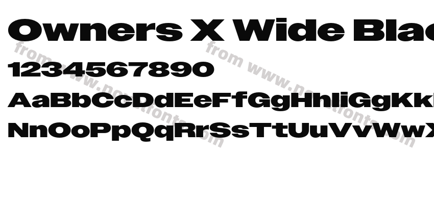 Owners X Wide BlackPreview