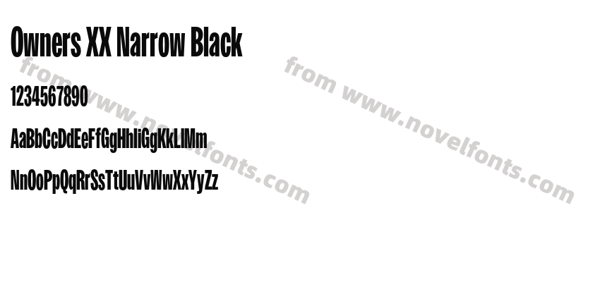 Owners XX Narrow BlackPreview
