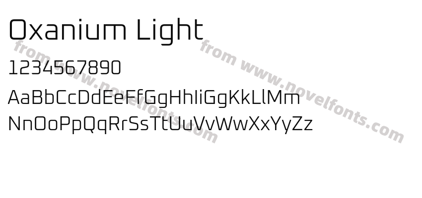 Oxanium LightPreview