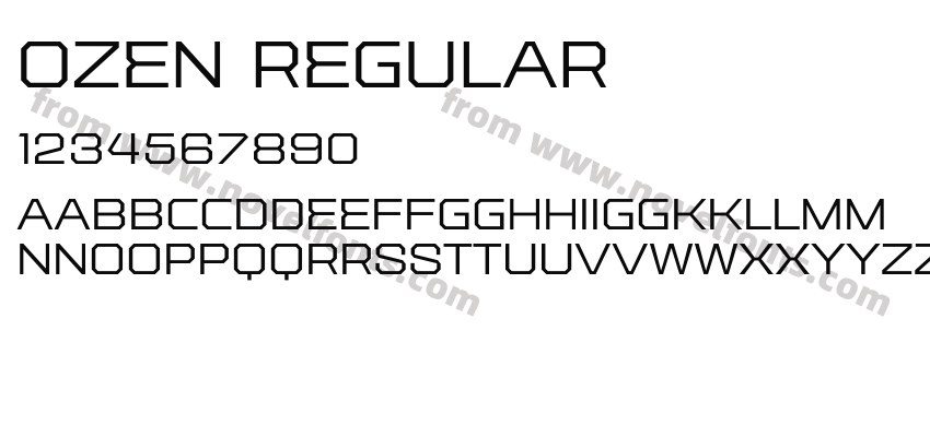 Ozen RegularPreview