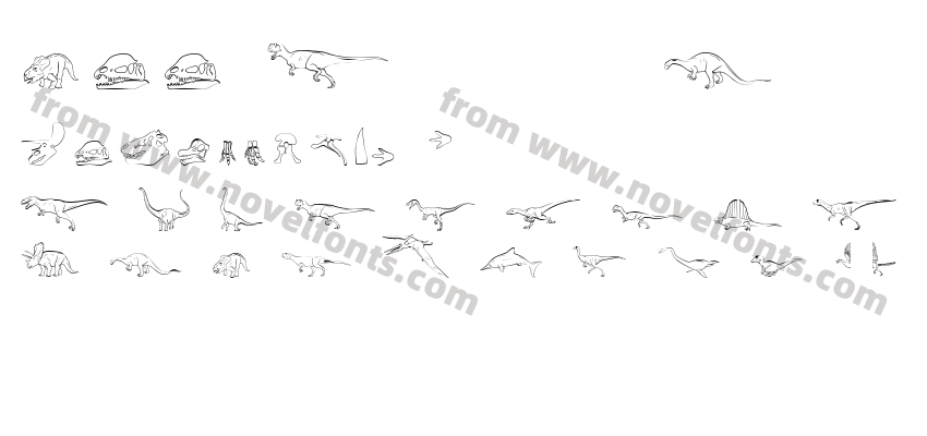 P22 Dinosaur OutlinePreview